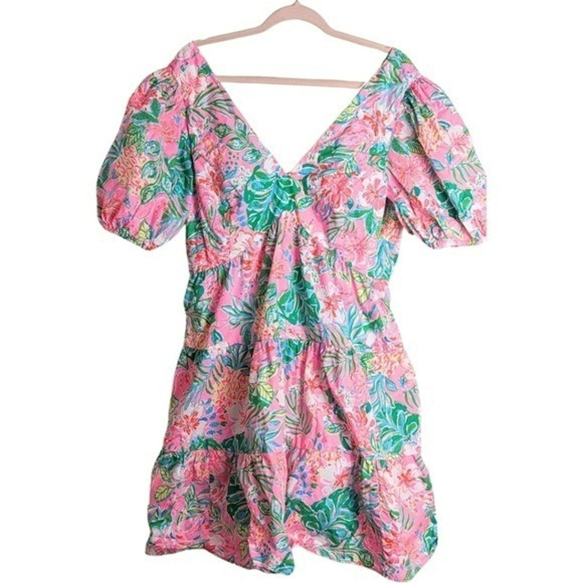 Lilly Pulitzer Nalnai Dress Journey to the Jungle #012783 Women's Size 16