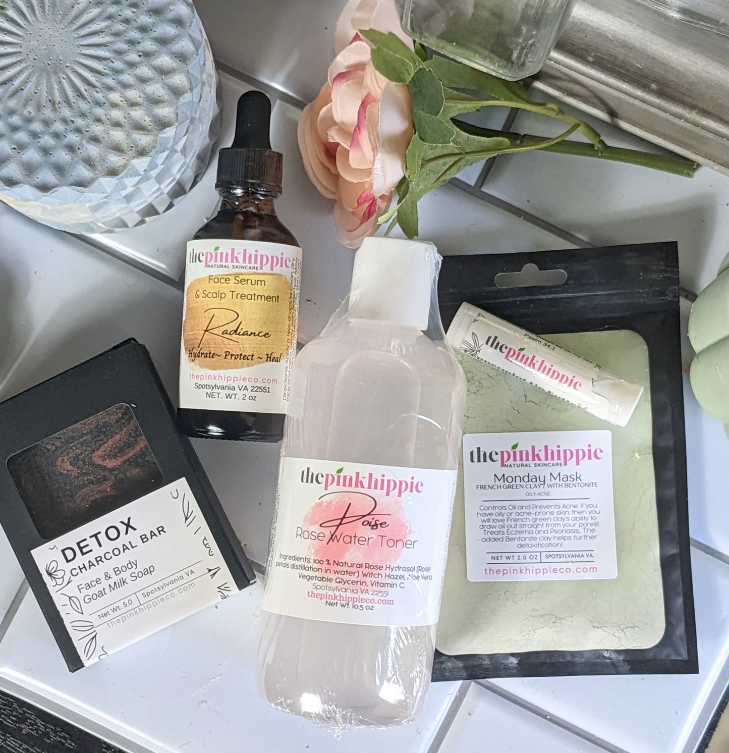 **Sale**Skin Care Collection- All Skin Types-Cleanser- Toner- Serum- Clay Mask-