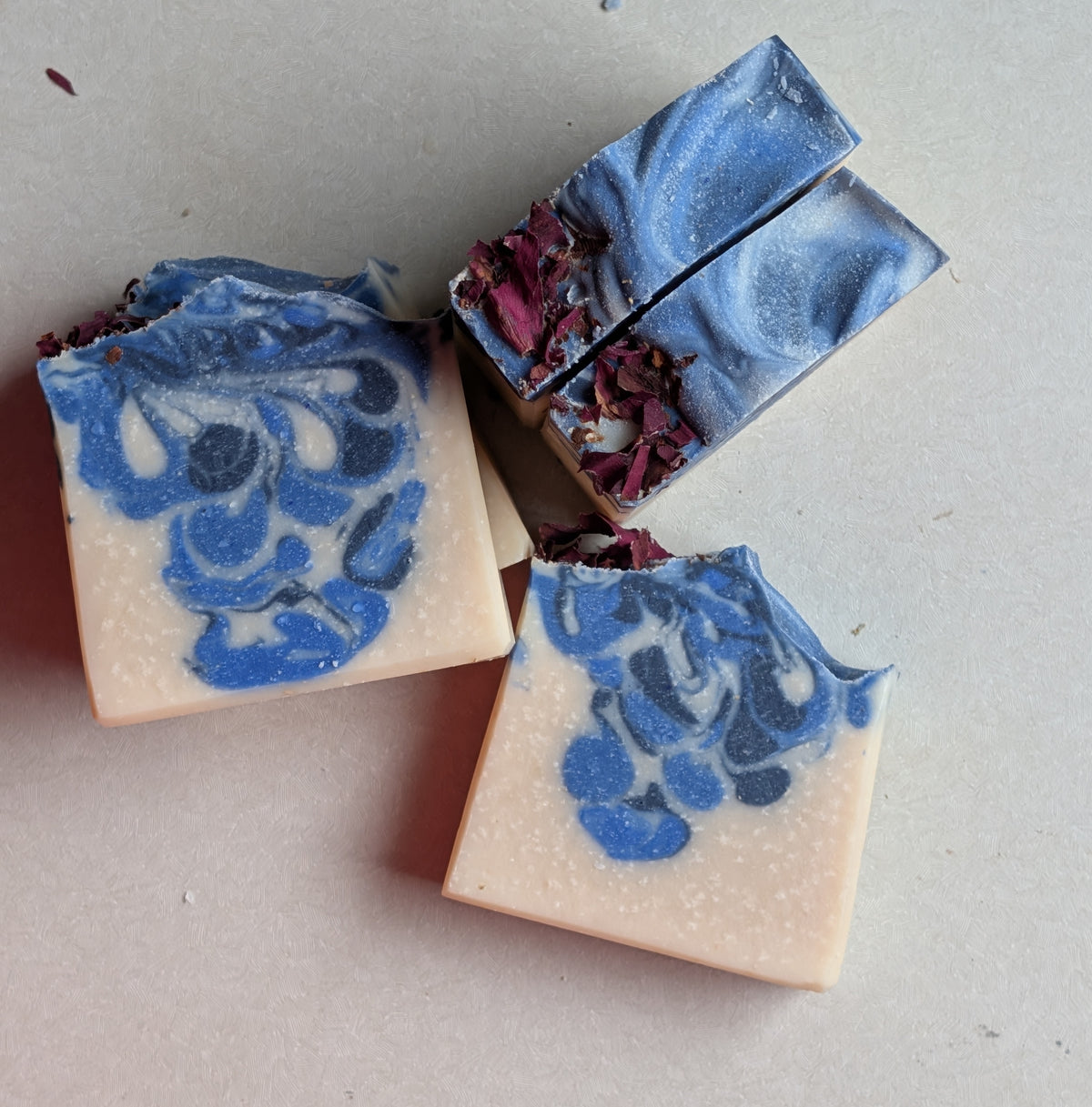 Rainstorm- 4.5 oz Handcrafted Goat Milk Soap-Patchouli, Peppermint, Bergamot