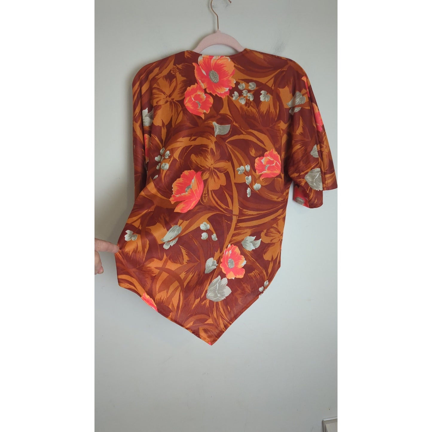 VTG 60's Hawaiian Kamehameha Pullover Top Women's Size Medium