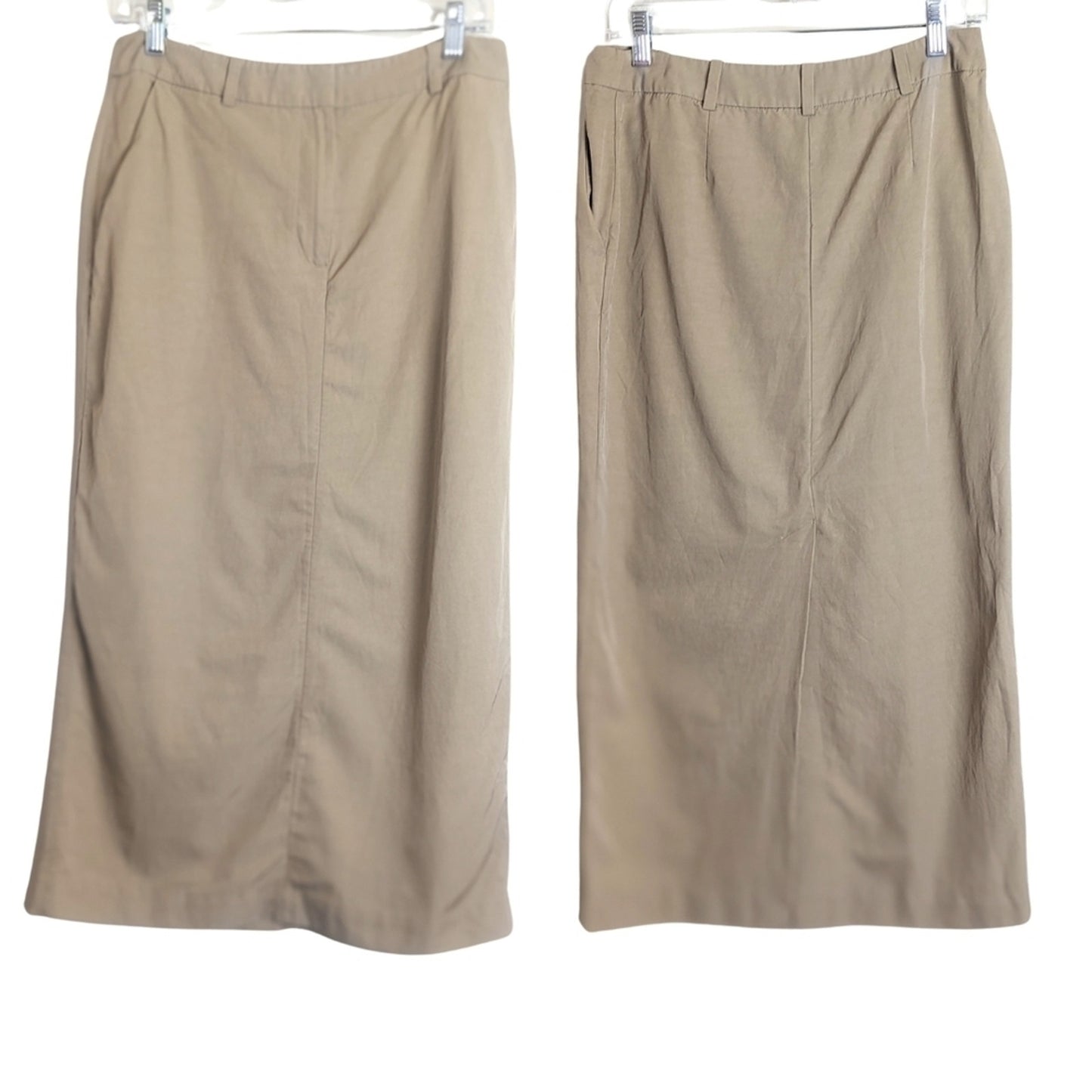 Stockholm Atelier Gorpcore Mini Pencil Skirt Khaki With Pockets Women's Size 8