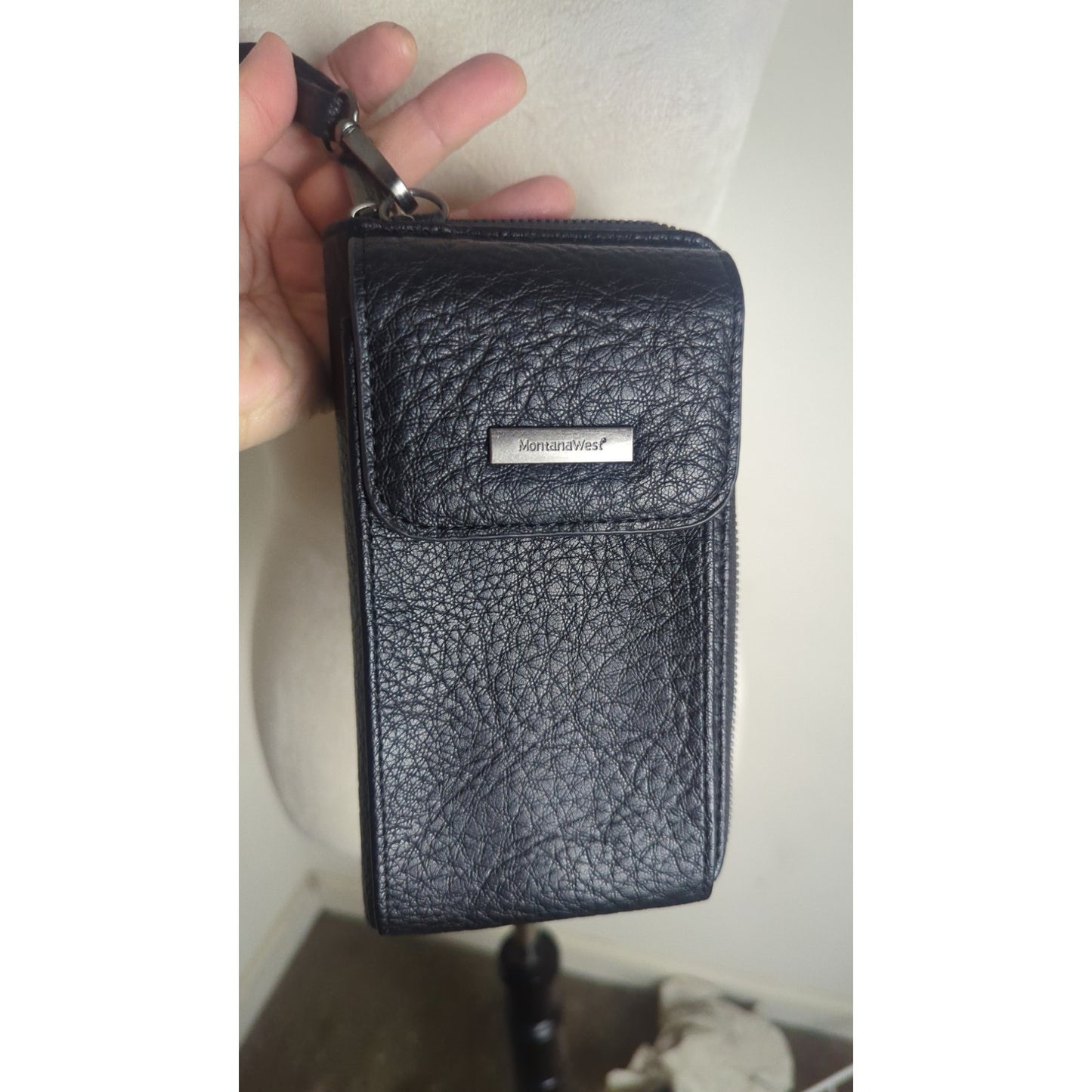 Montana West Mini Crossbody Vegan PU Leather Wallet Compact Travel