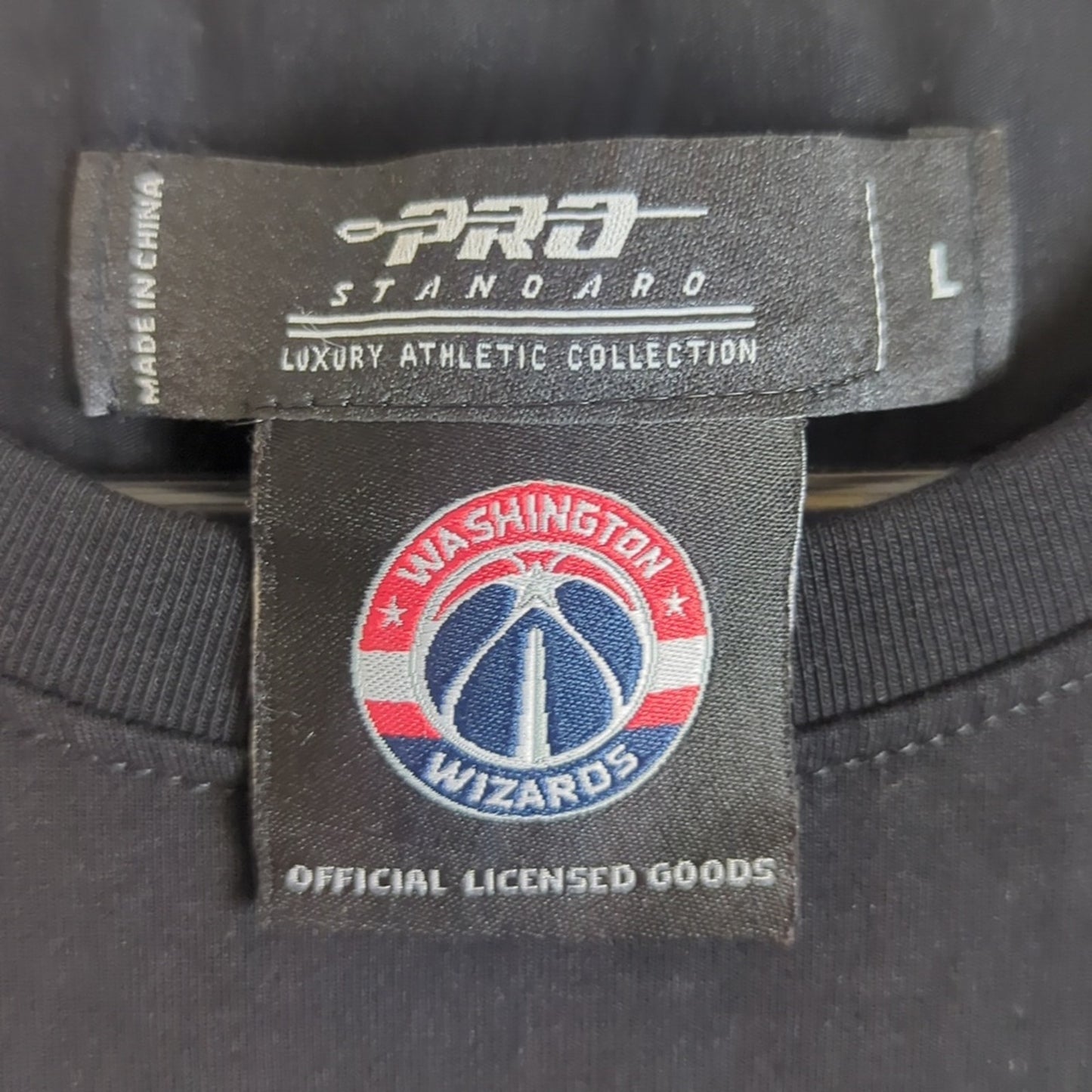 NBA Men's Pro Standard Black Washington Wizards 2023 City Edition T- Men's Large