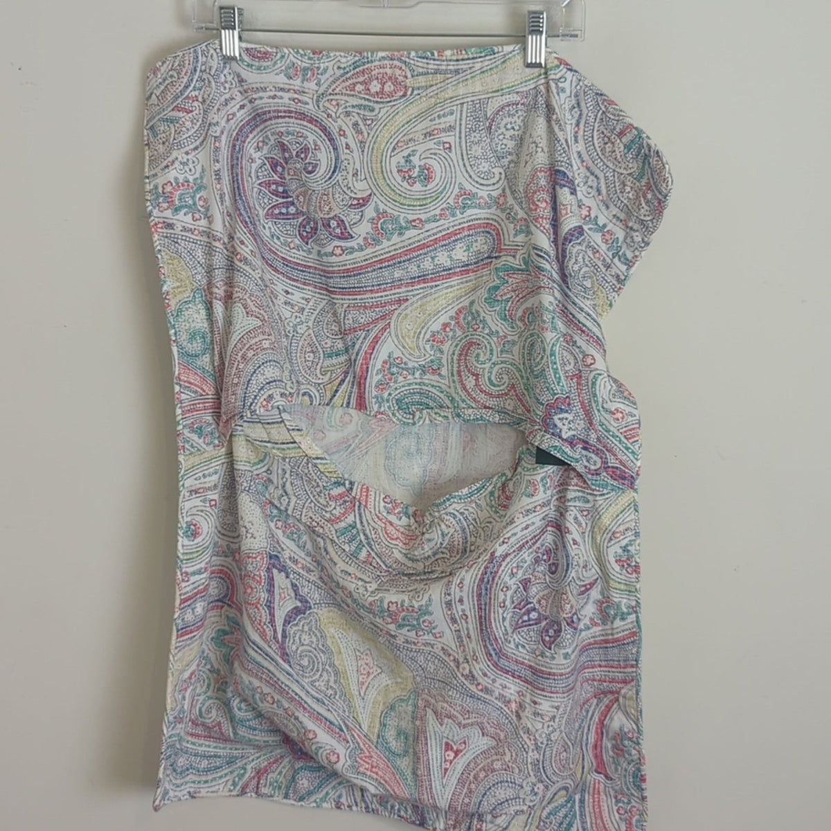 Vintage Lauren Ralph Lauren Boho Paisley Pillow Shams 20x24 Set Of Two