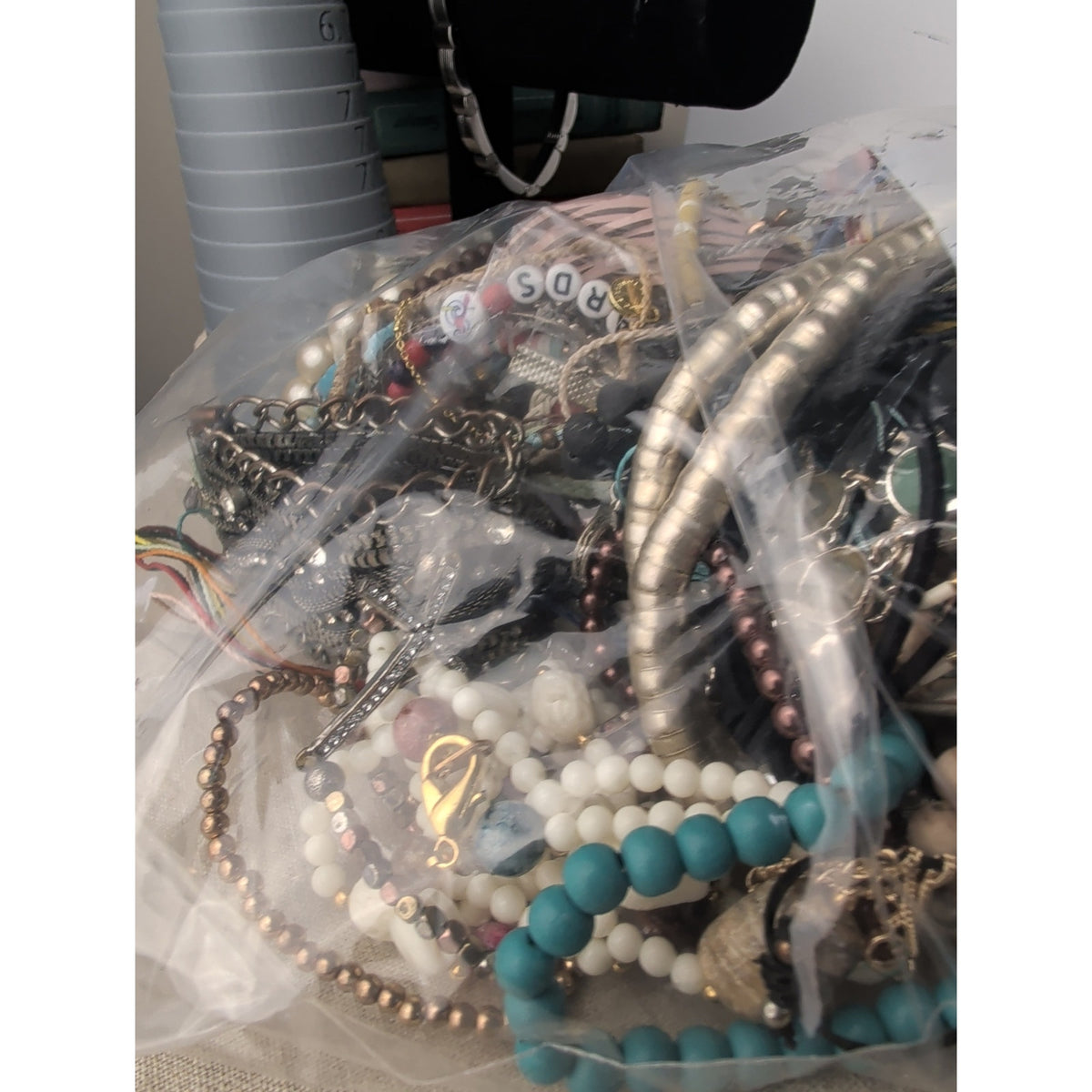4 Pounds! Mystery Wearable & Craft Bracelet Lot Treasure Hunt!