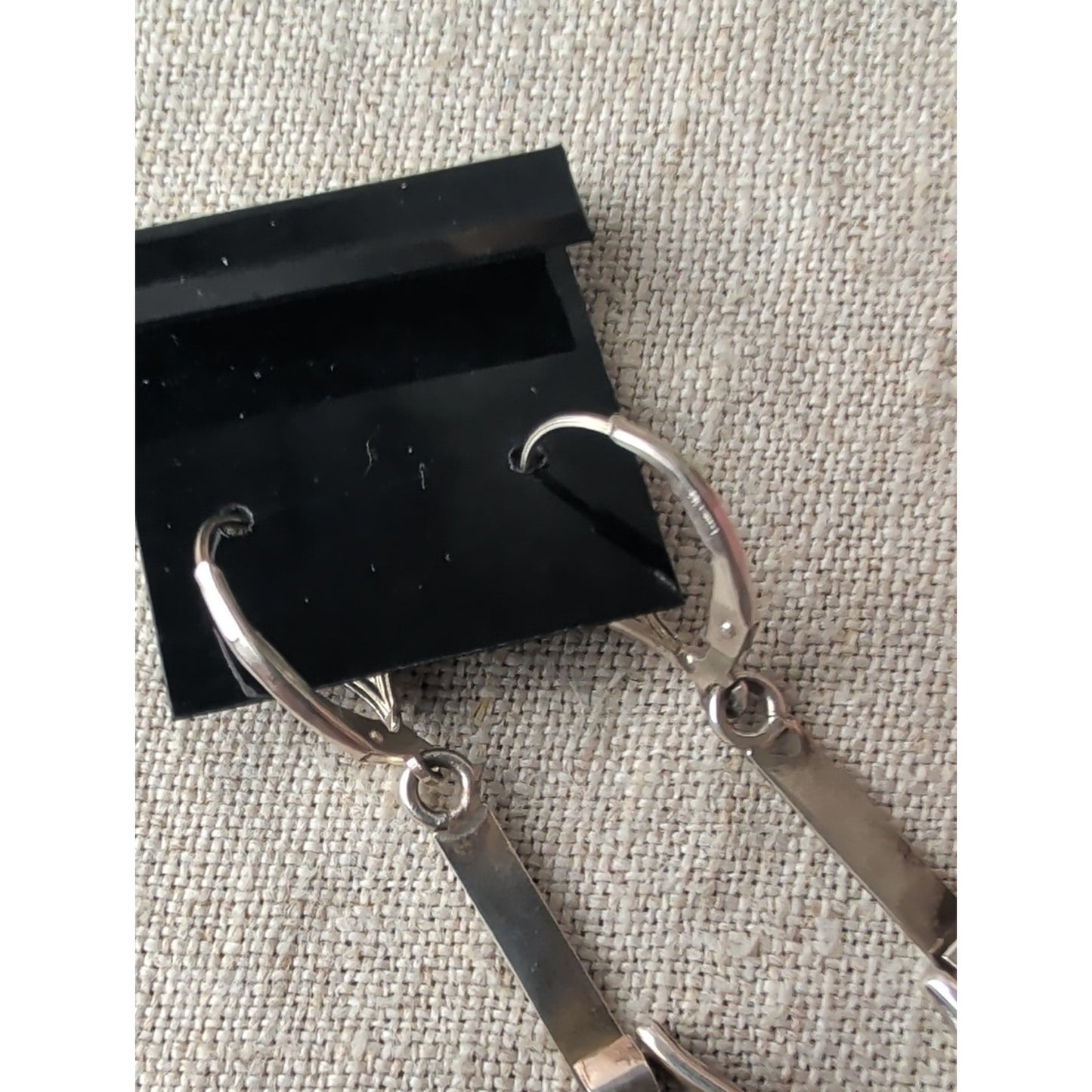 Vintage 925 Sterling Silver Western Stirrup Earings Equestrian Coastal Cowgirl