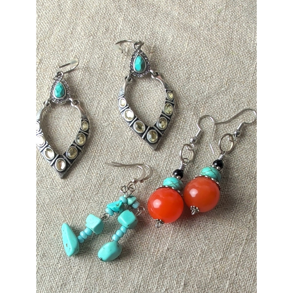 Southwestern Boho 3 Pair Curated Earring Set