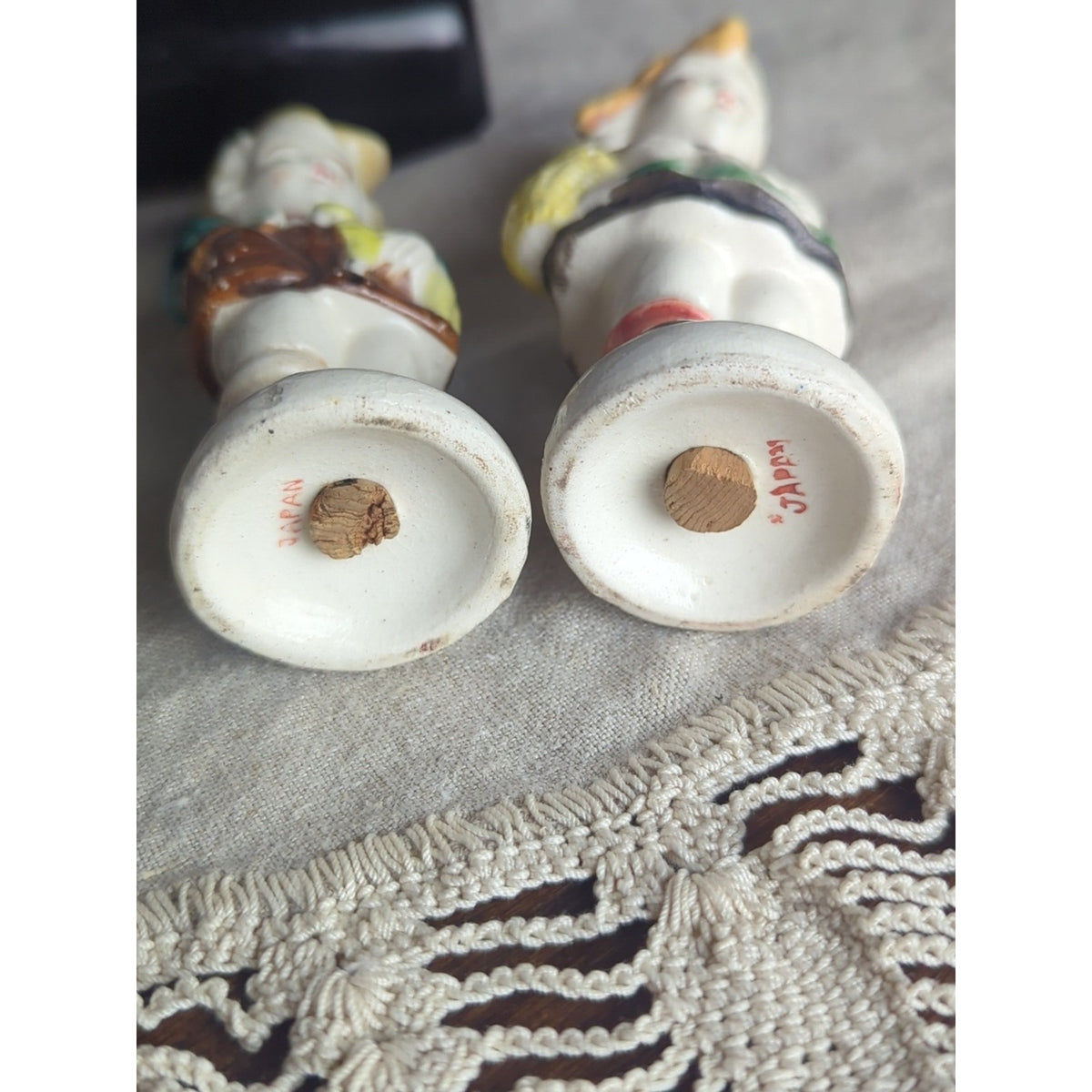 Vintage Occupied Japan Figural Salt & Pepper Shakers – Storybook Dutch Boy Girl
