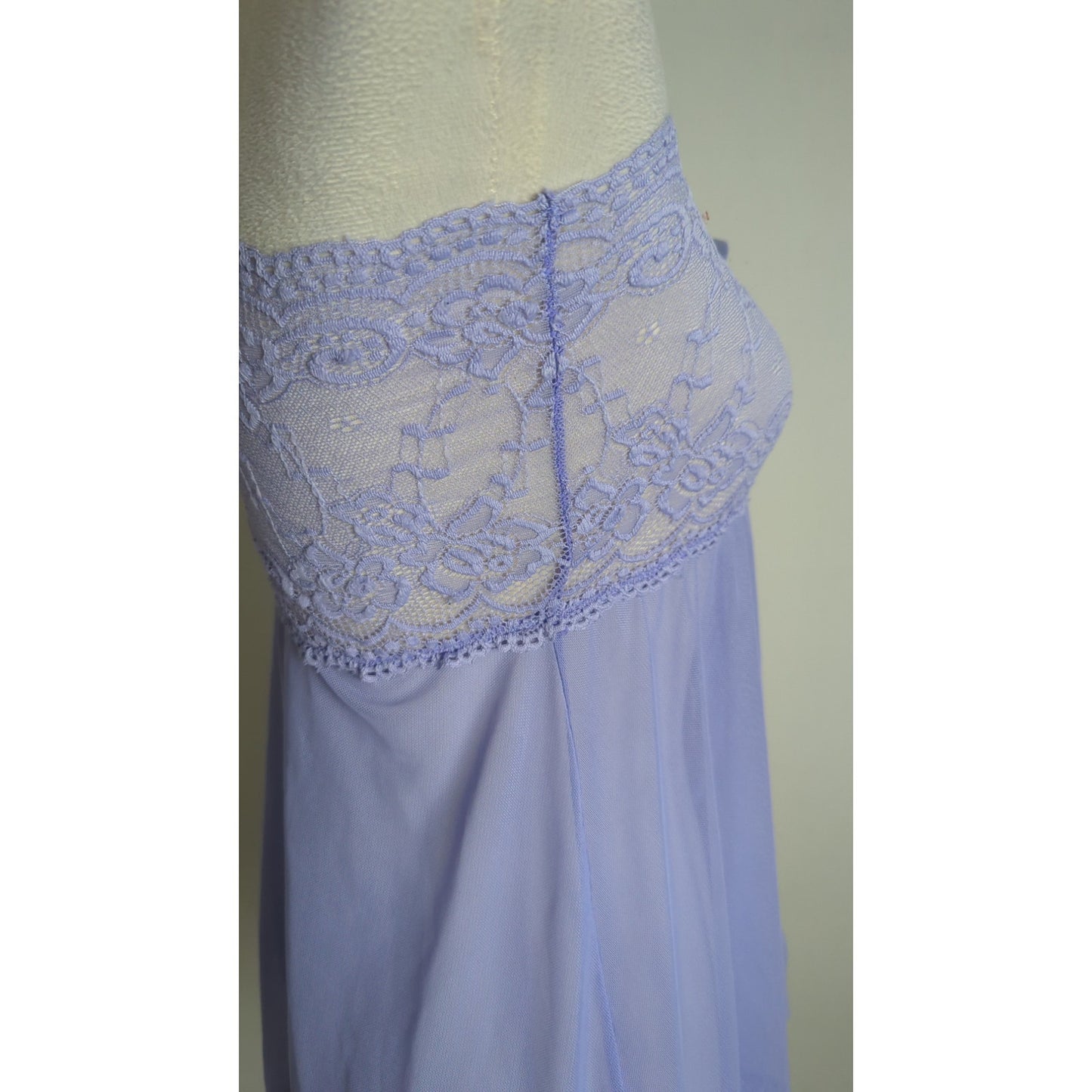 Y2k Coquette Soft Girl Lace Sheer Top/Lingerie Size Large
