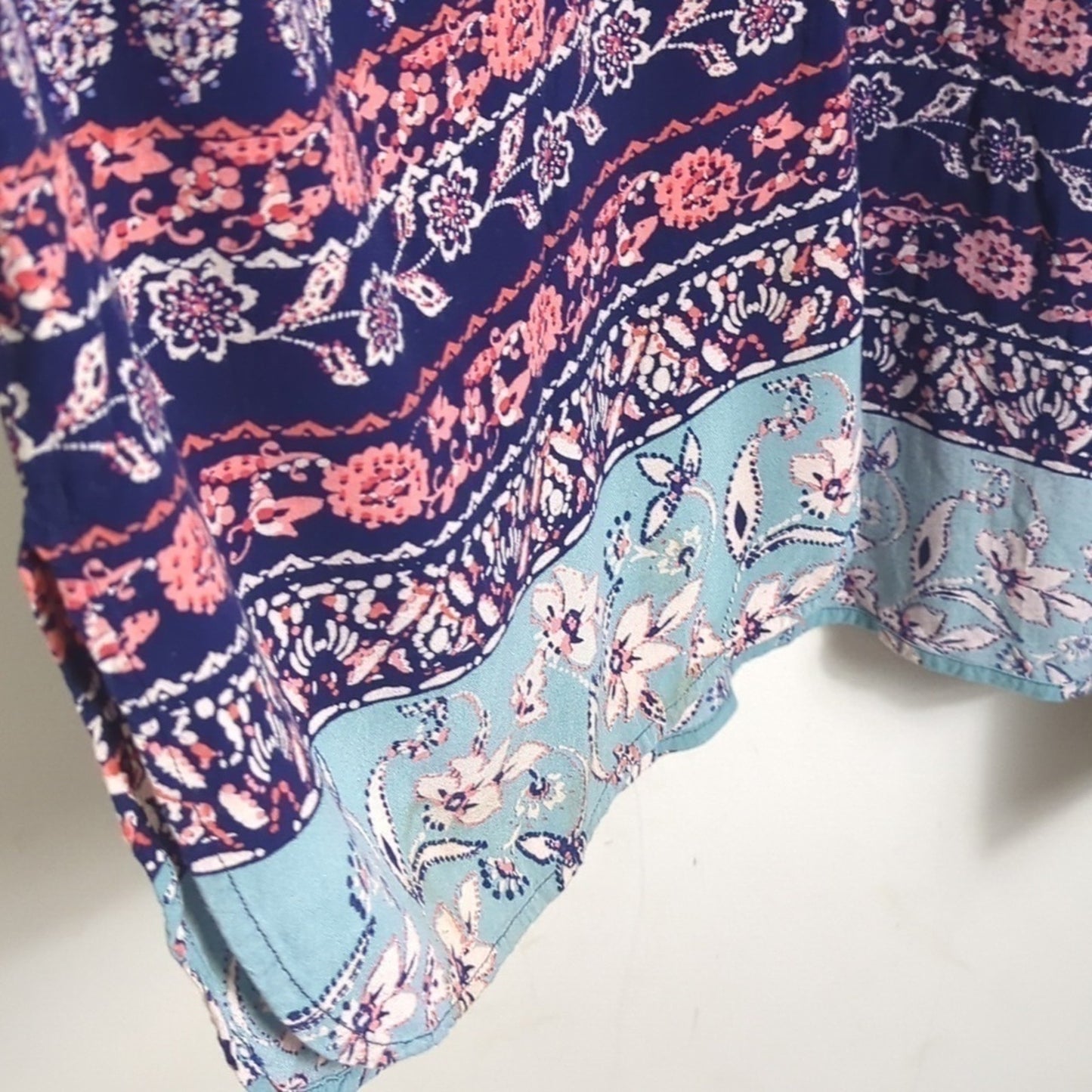 Boho Floral & Paisley Kimono Aztec Women's Medium
