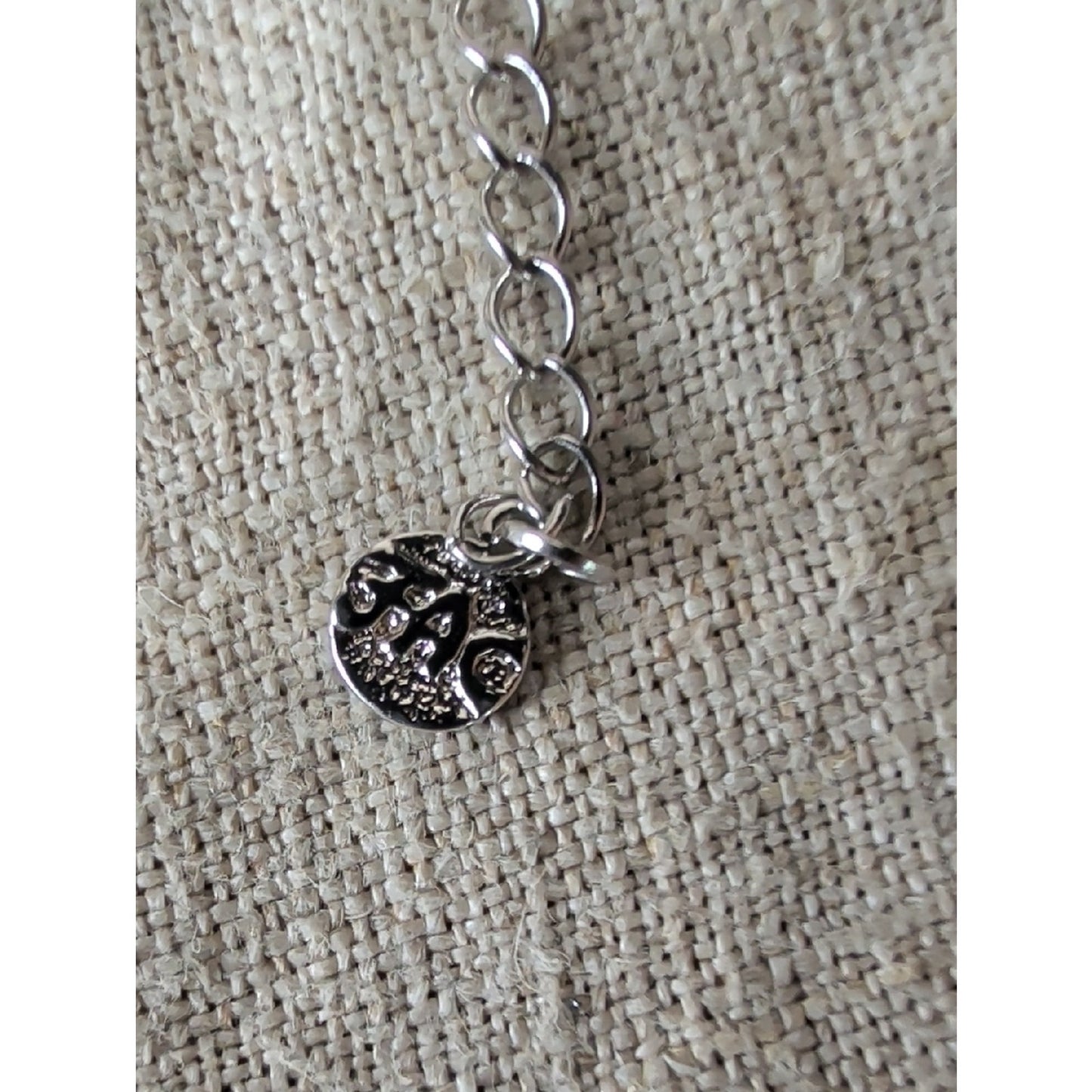 FAC Cat Lover Rhinestone Heart Pendant Silhouette
