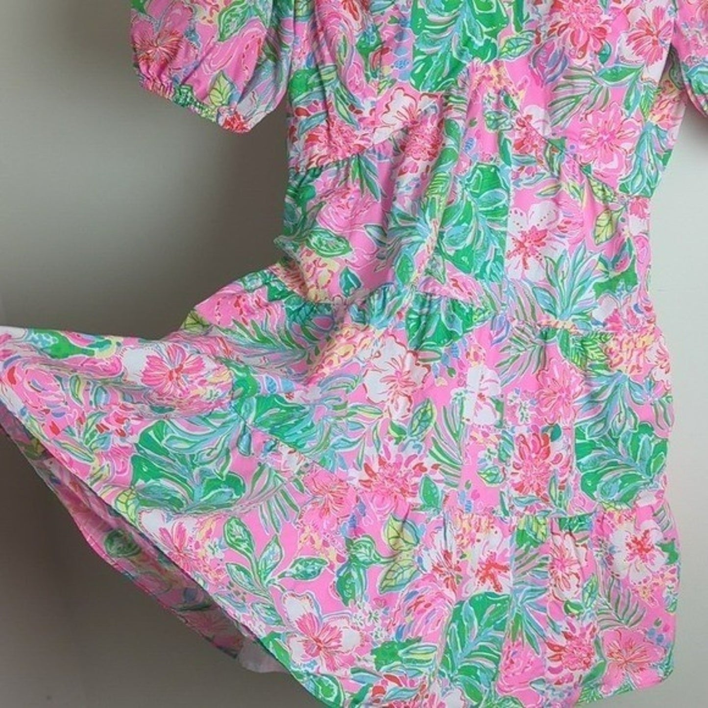 Lilly Pulitzer Nalnai Dress Journey to the Jungle #012783 Women's Size 16