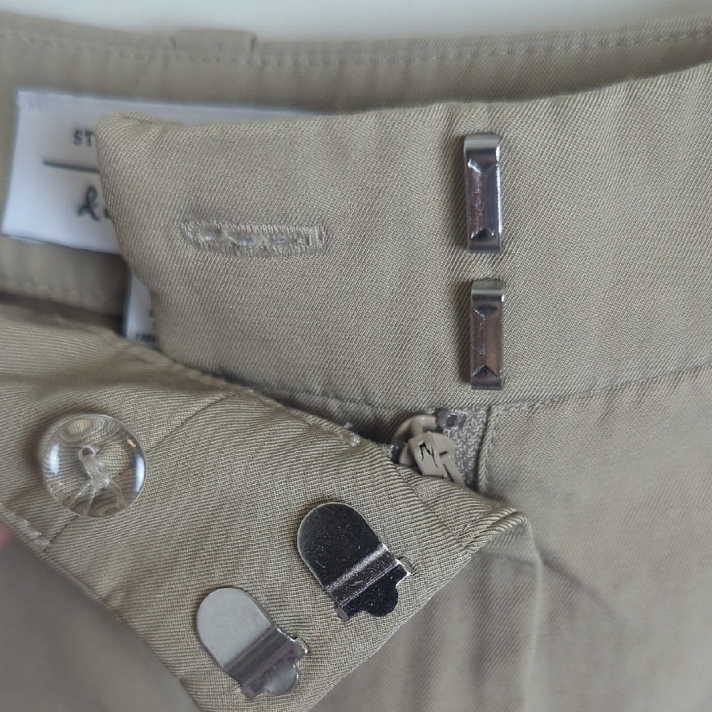Stockholm Atelier Gorpcore Mini Pencil Skirt Khaki With Pockets Women's Size 8
