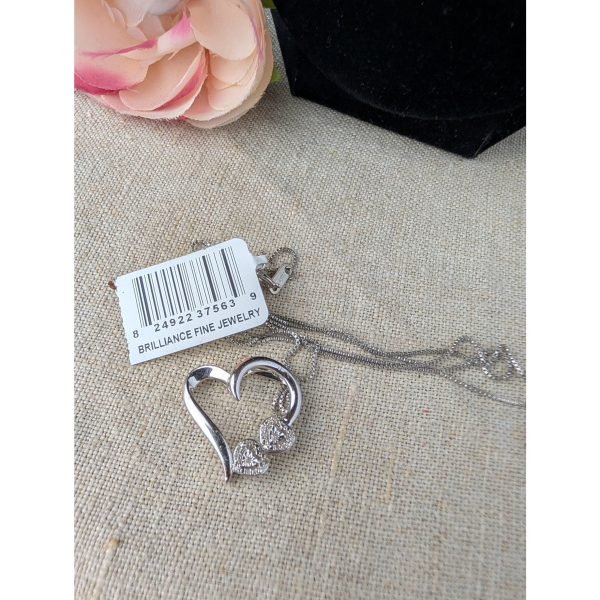 Brilliance Fine Jewelry Diamond Accent Heart Necklace