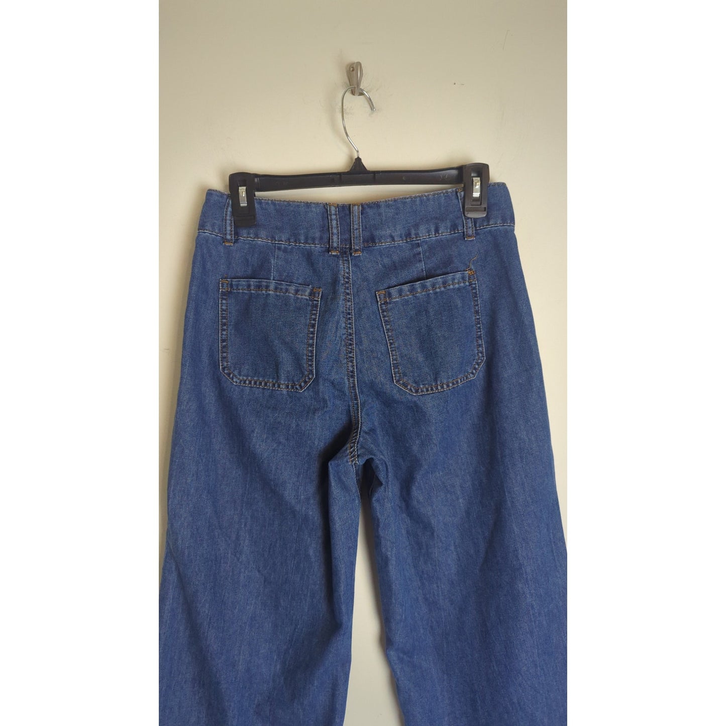 Vintage Inspired Wide Straight Leg Capri Jeans Women's Size 4