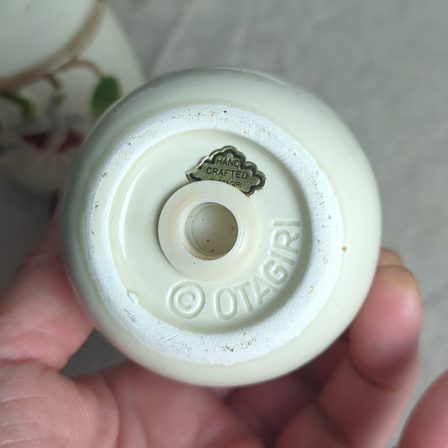 Vintage Otagiri Hummingbird Salt and Pepper Shakers Hand Crafted Ceramic Set