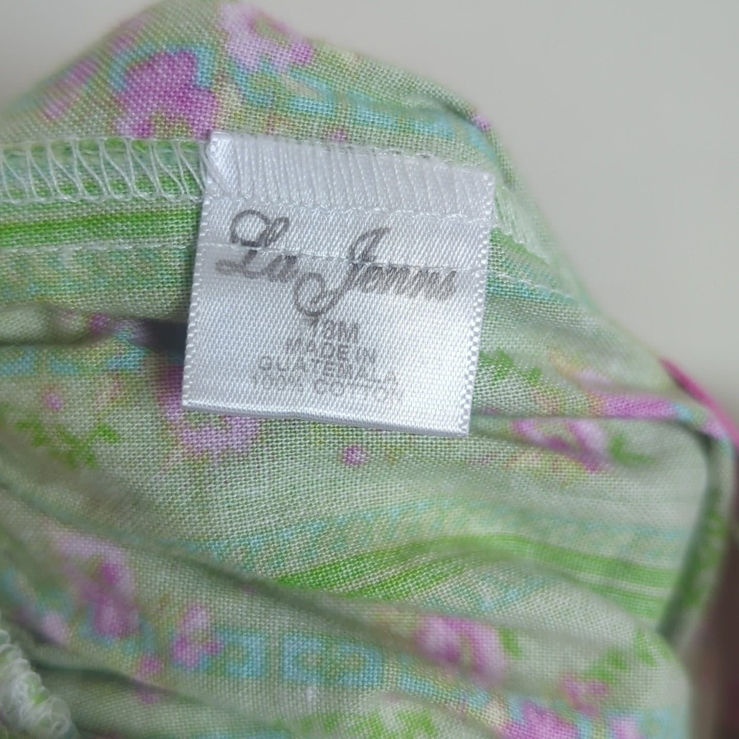 La Jenn's Romper Snowman Corduroy Bell Bottoms Patchwork Girl 18 Months
