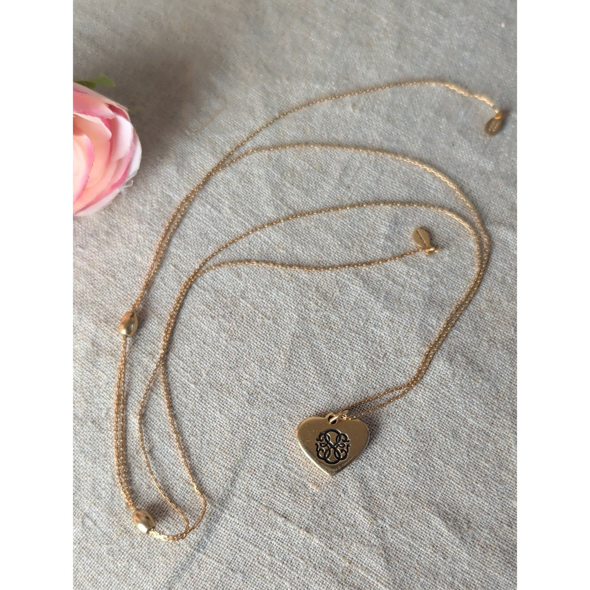 Alex and Ani Path Life Necklace 2015 Gold Tone Adjustable Inspirational Pendant