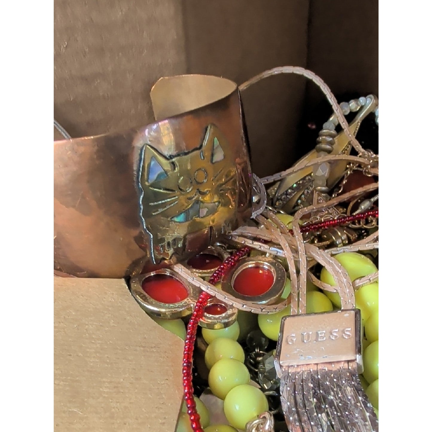 Mystery 2lbs Jewelry Lot All Wearable Variety Vintage New On Tag Artisan