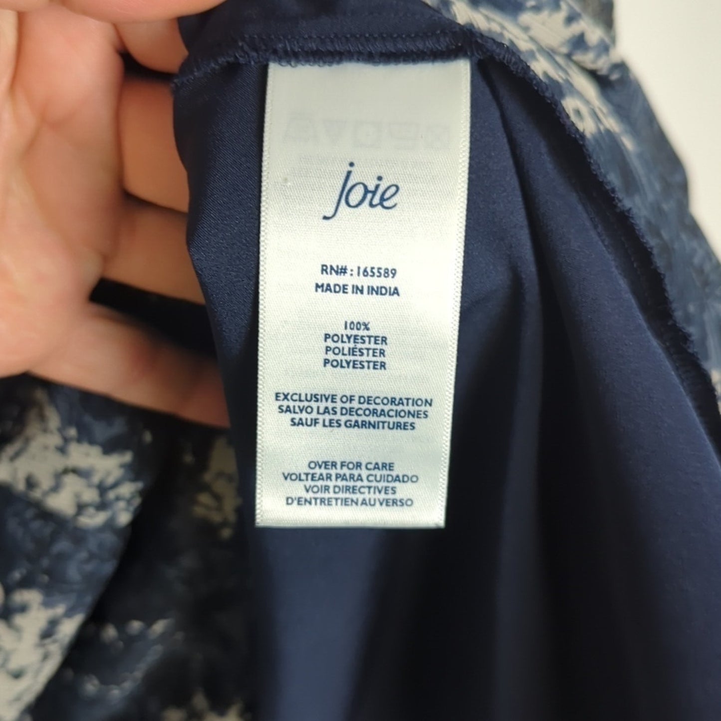 Joie Baltic Print Sleeveless Dress Women's Size Medium