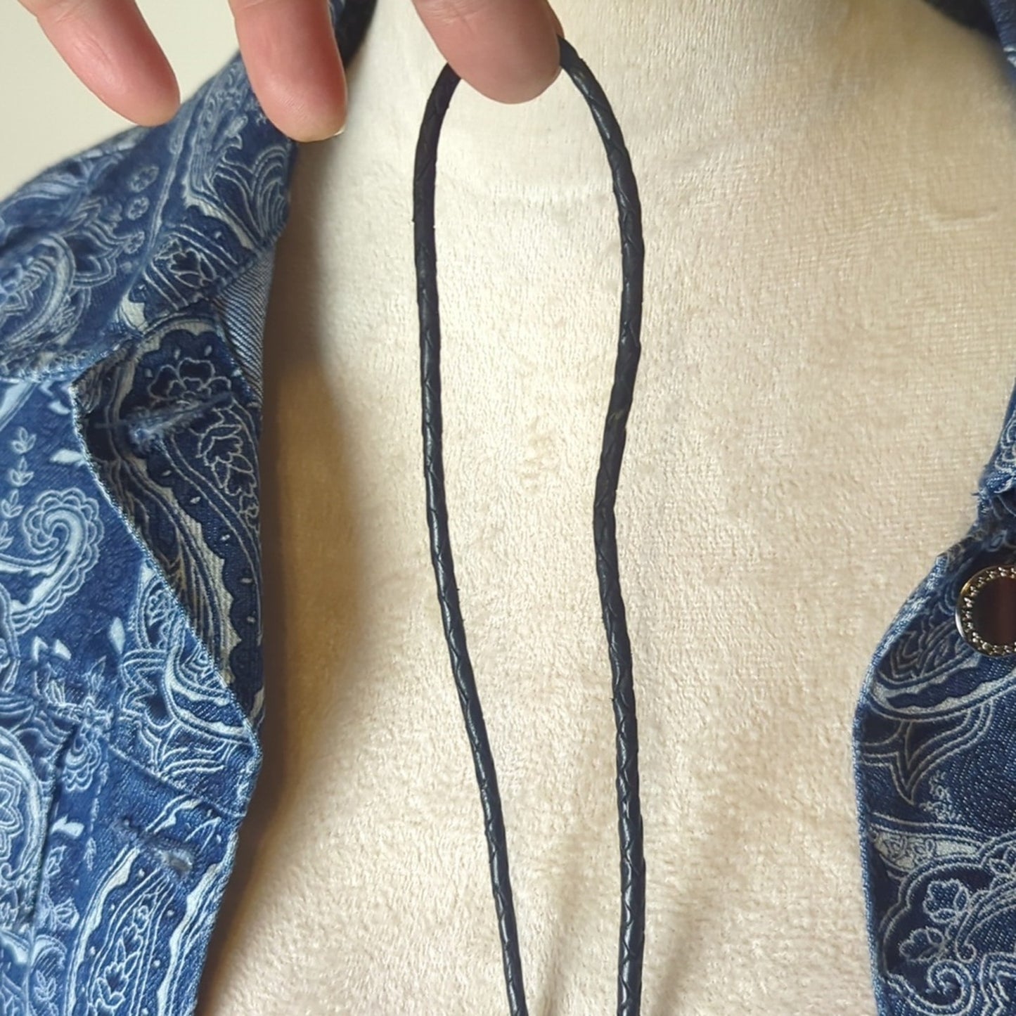 Vintage Artisan Copper Bolo Tie Coastal Cowgirl Southwest Western Vibe