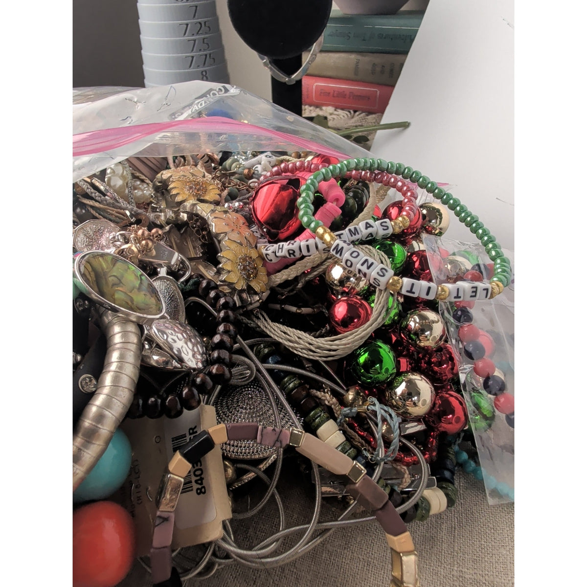 4 Pounds! Mystery Wearable & Craft Bracelet Lot Treasure Hunt!