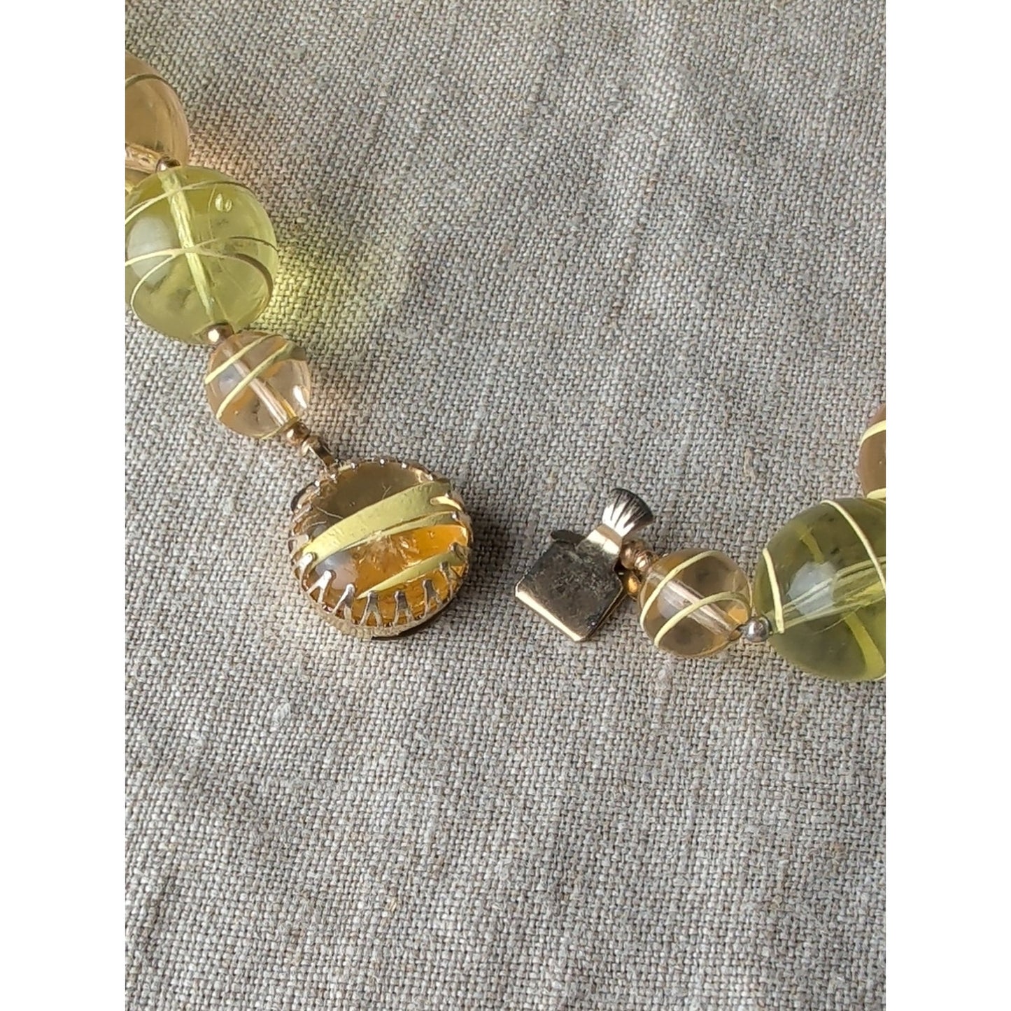 Mod Hong Kong 1960s Atomic Orb Retro Fashion Necklace