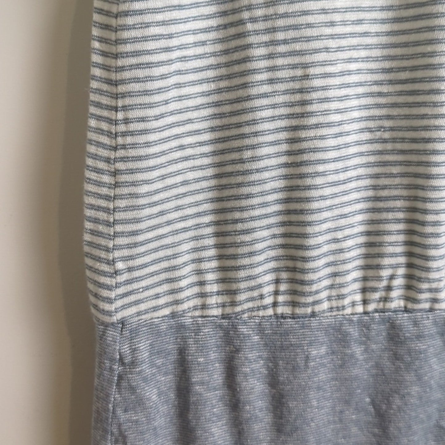 Linen Blend Slip-on Beachy Midi Sleeveless Dress Women's Medium