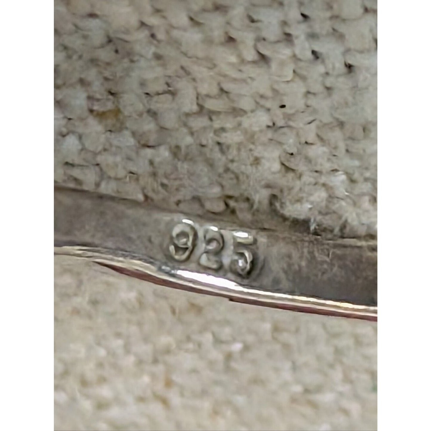 Kabana Vintage Sterling Silver Citrine Bypass Ring Size 6.5