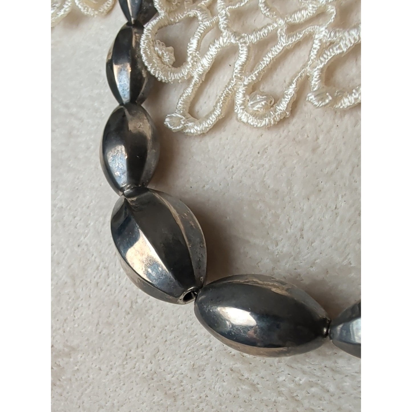 Curated Vintage Layered Necklace Trio Coquette Romantic Glass & Aurua Beads