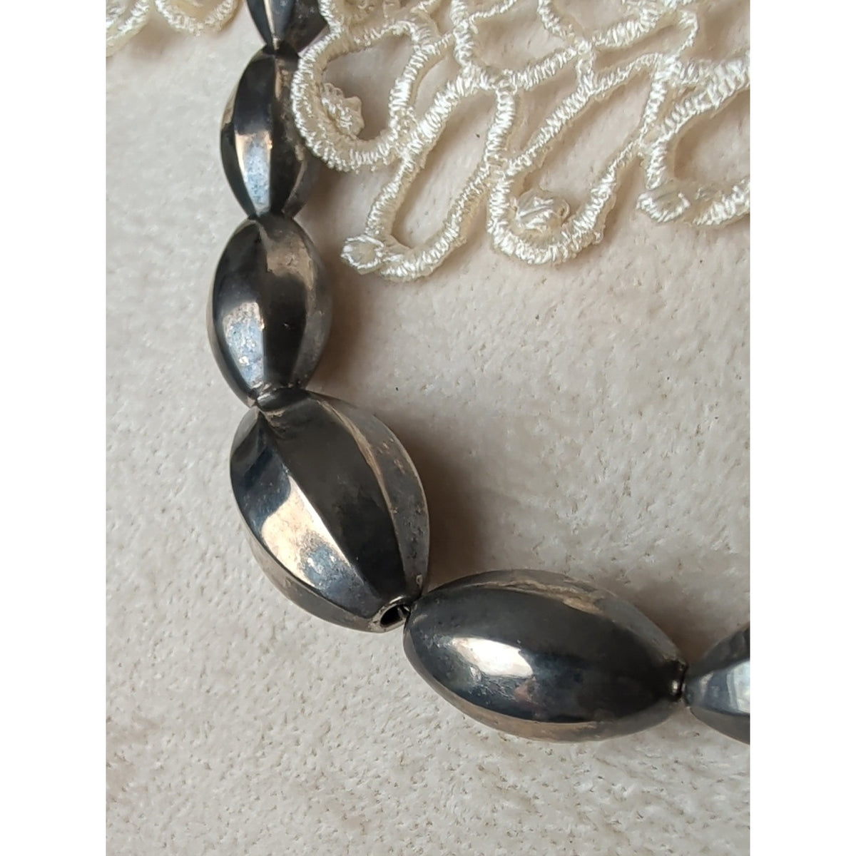 Curated Vintage Layered Necklace Trio Coquette Romantic Glass & Aurua Beads
