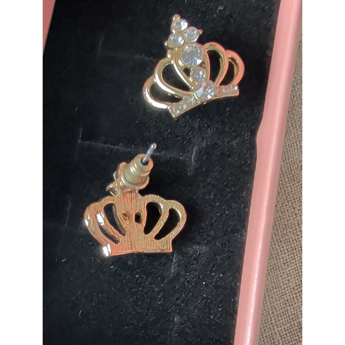 Princesscore Fairytale Jewelry Lot Crown Earrings, Whimsical Horse, Pink Floral,