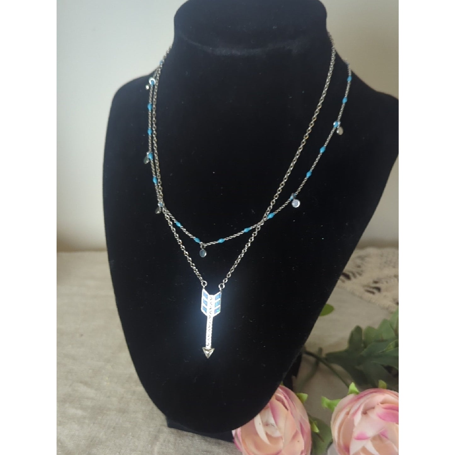 Montana Silversmiths Arrow Necklace Coastal Cowgirl With Layering Necklace