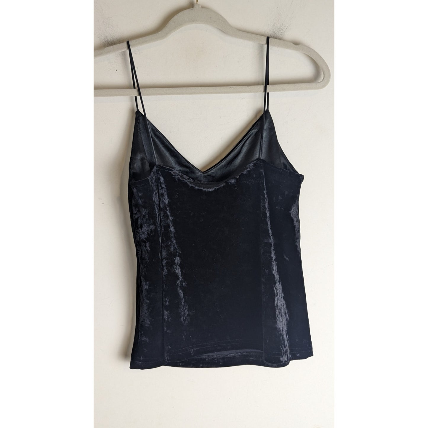 Dark Romantic Crush Black velvet Cami Women's Size XS/S