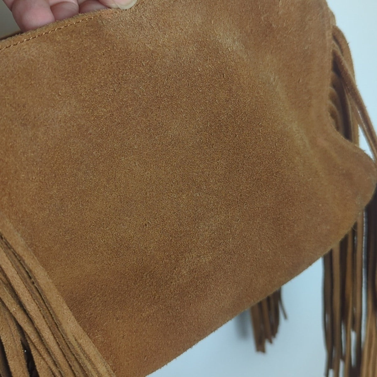 Y2K Suede Boho Western Tassel Crossbody Bag