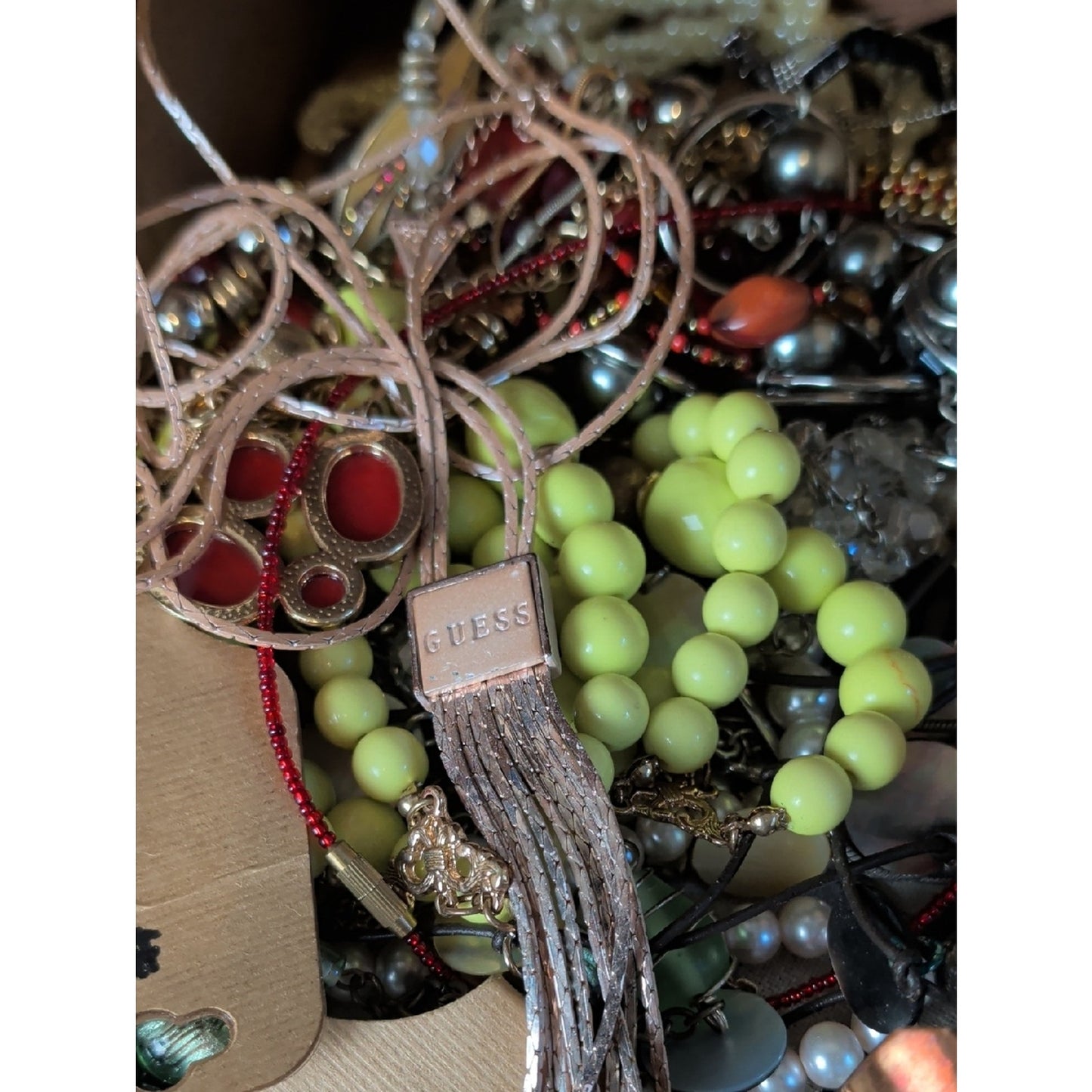 Mystery 2lbs Jewelry Lot All Wearable Variety Vintage New On Tag Artisan