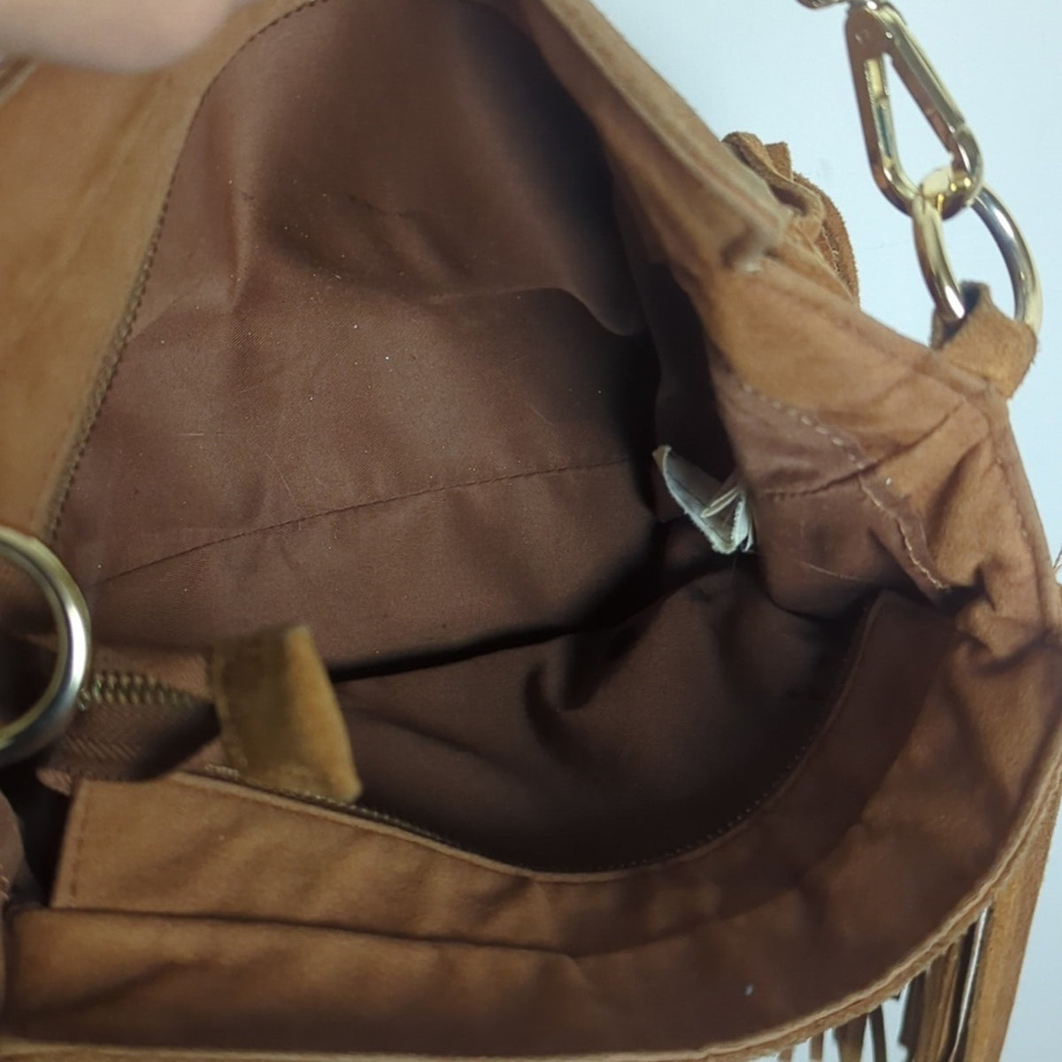 Y2K Suede Boho Western Tassel Crossbody Bag