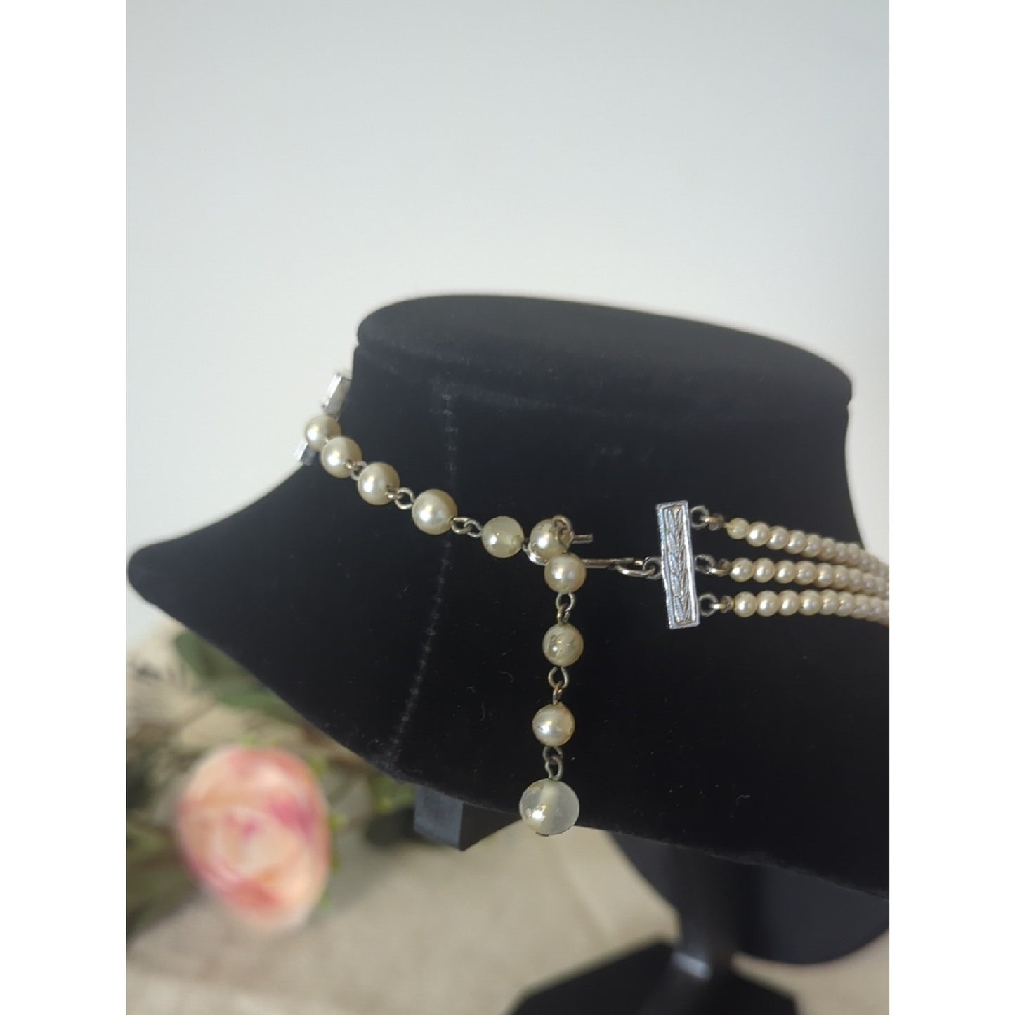 Curated Faux Pearl Set | Layered Vintage-Inspired Necklaces + Double Strand Brac