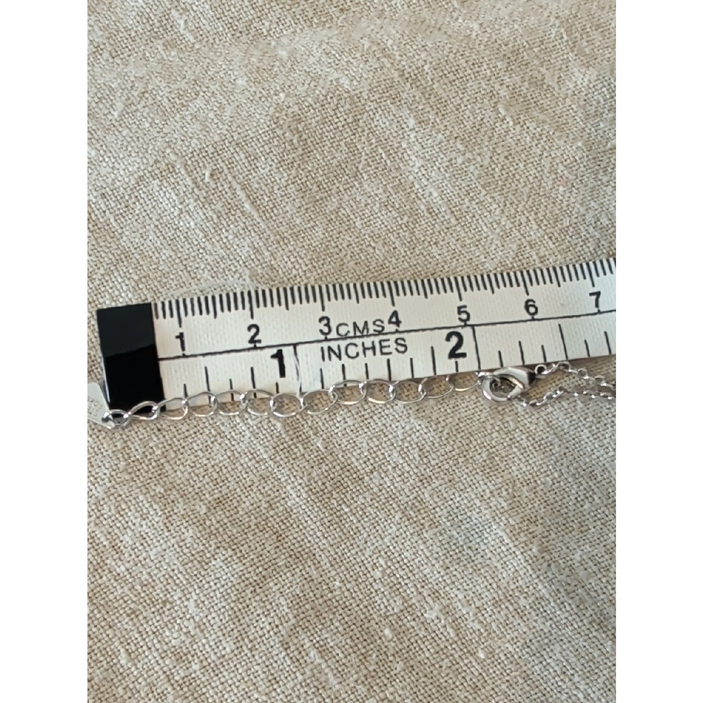 Forever Silver Triple Layered Bar Necklace Minimalist Silver Chain Stack Dainty