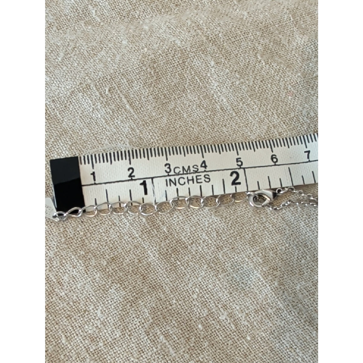 Forever Silver Triple Layered Bar Necklace Minimalist Silver Chain Stack Dainty