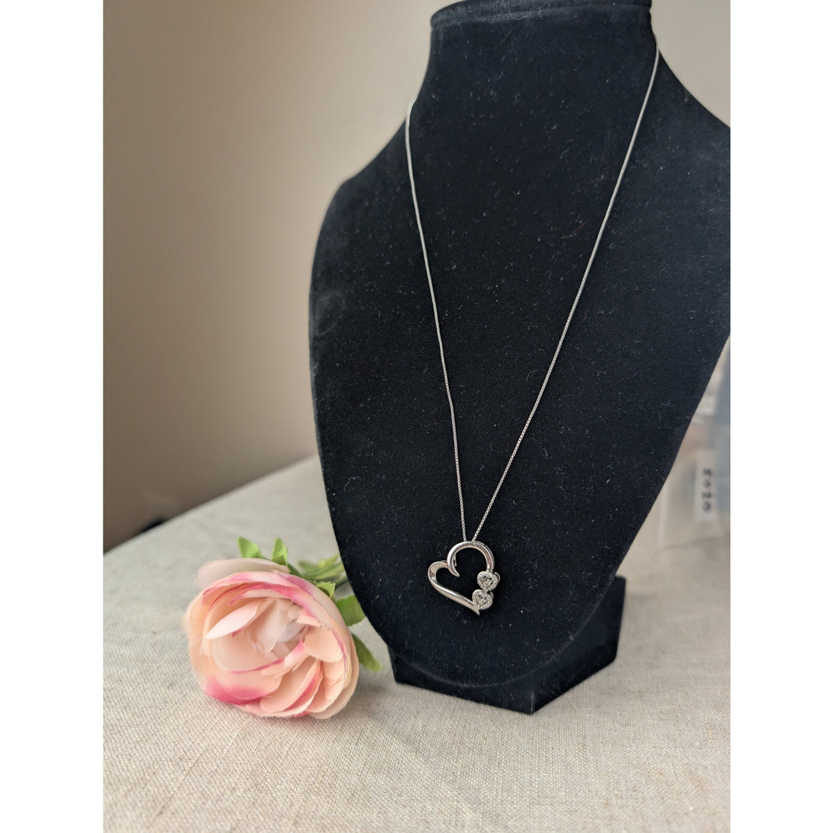 Brilliance Fine Jewelry Diamond Accent Heart Necklace