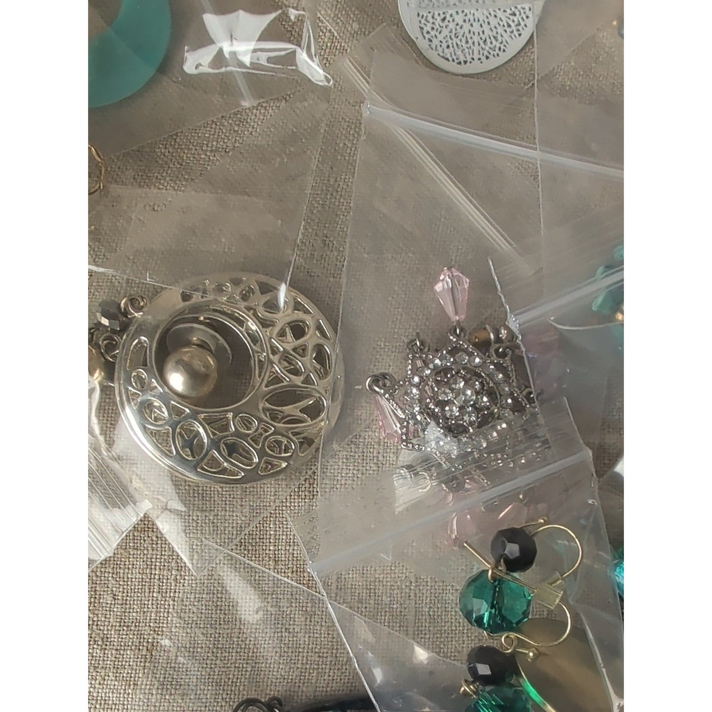 46 Pair Beachy Boho Earring Lot + 4 Stretch Bracelets Coastal Grandma Resell