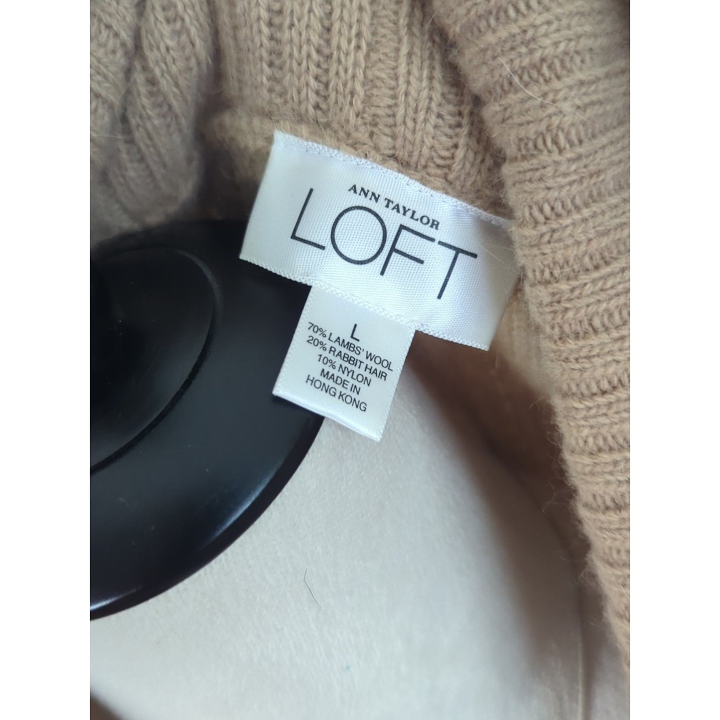 Lambswool Angora Midi Cardigan Y2K Neutral Cable Knit Belted Soft Luxe Layer L