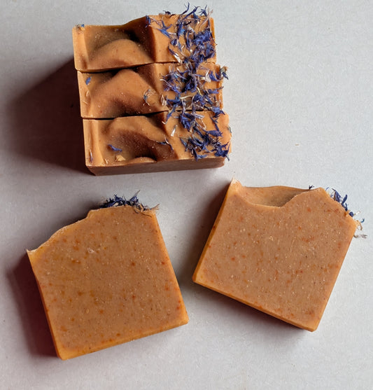 Orange & Patchouli- Goat Milk Soap- 4.5 oz Soap Bar- Essential Oils