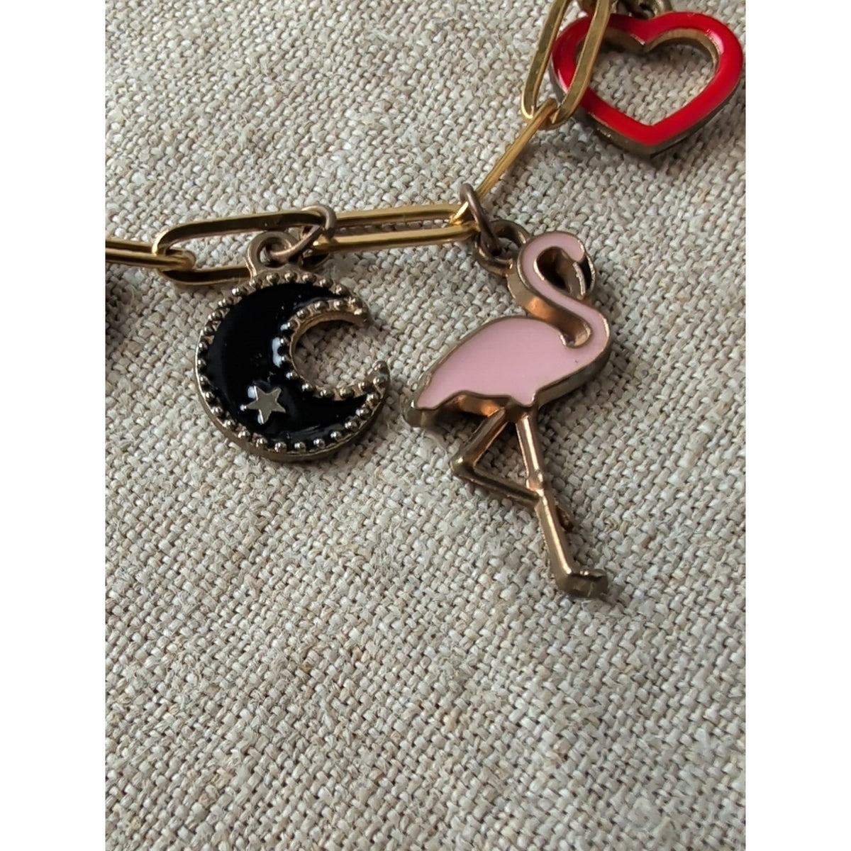 Stainless Steel Charm Necklace Y2K  Enamel Charm Necklace Kawaii Jewelry