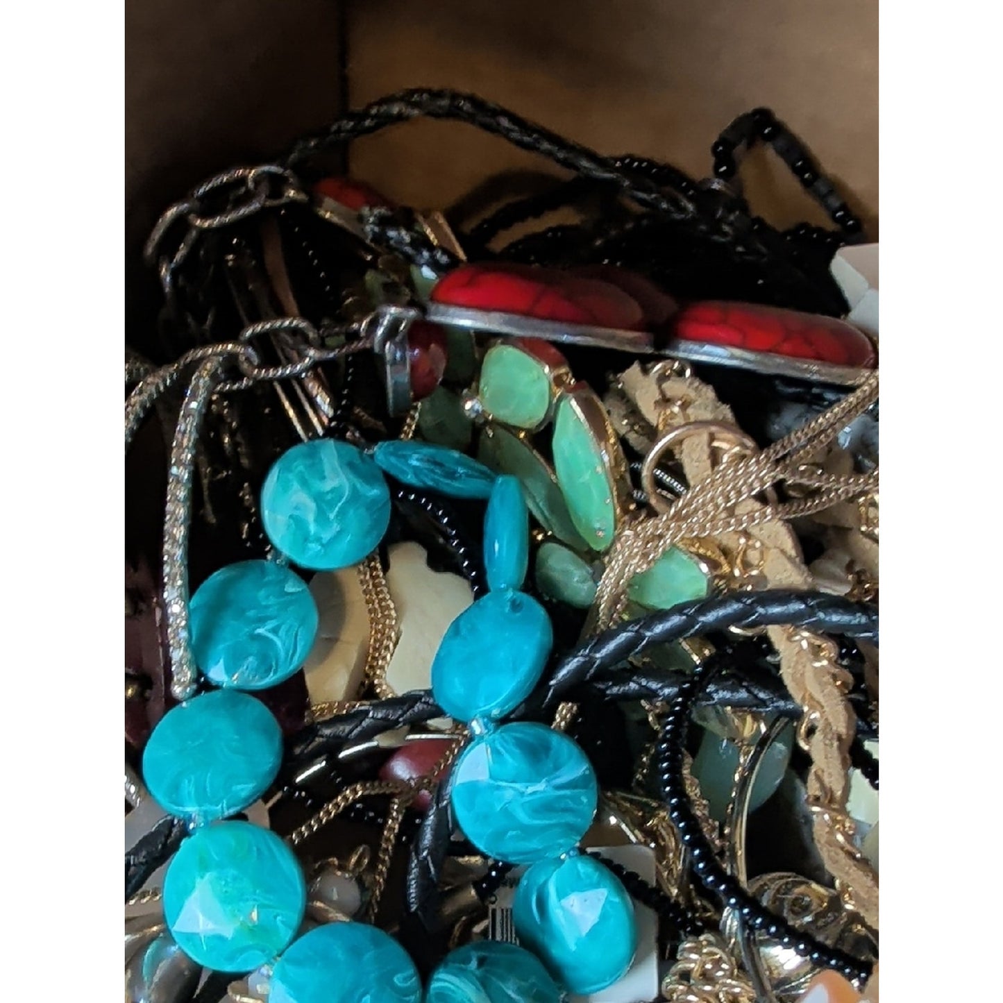 3 Lbs Mystery Craft & Wearable Jewelry Lot Mixed Jewelry