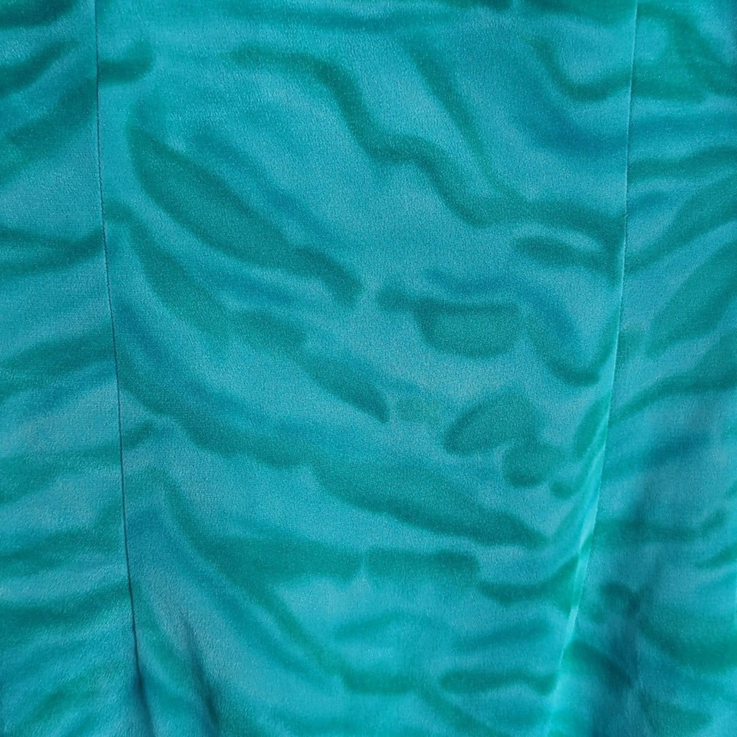 100% Silk Mermaidcore Sheath Dress 3/4 Zip Women's Size 8