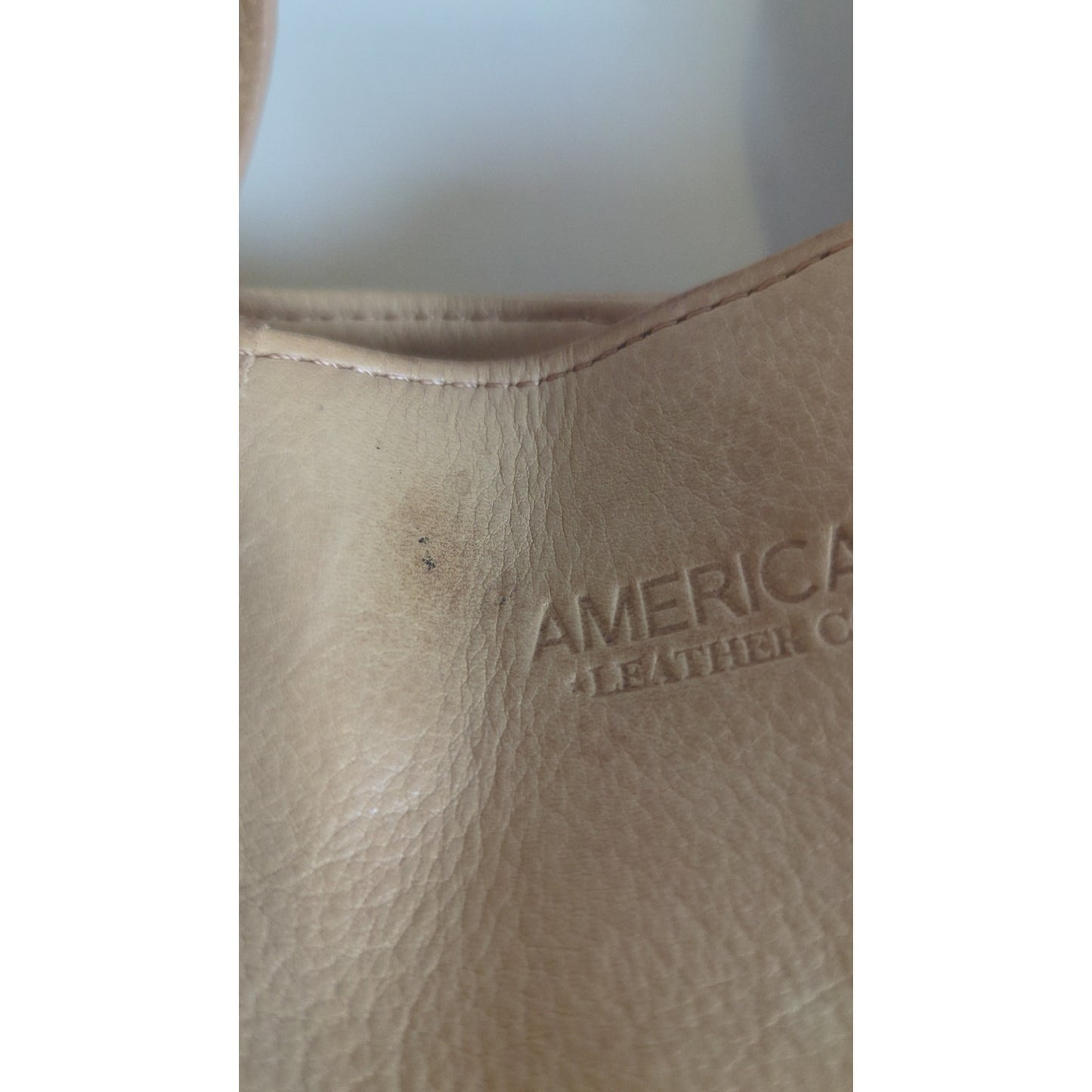 Minimalist American Leather Triple Entry Crossbody Bag Travel