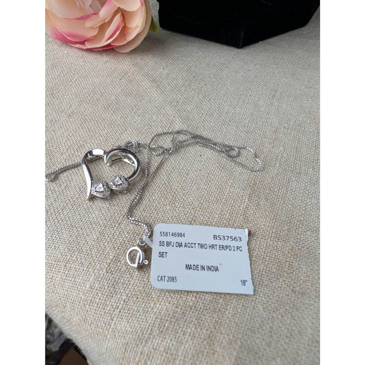 Brilliance Fine Jewelry Diamond Accent Heart Necklace