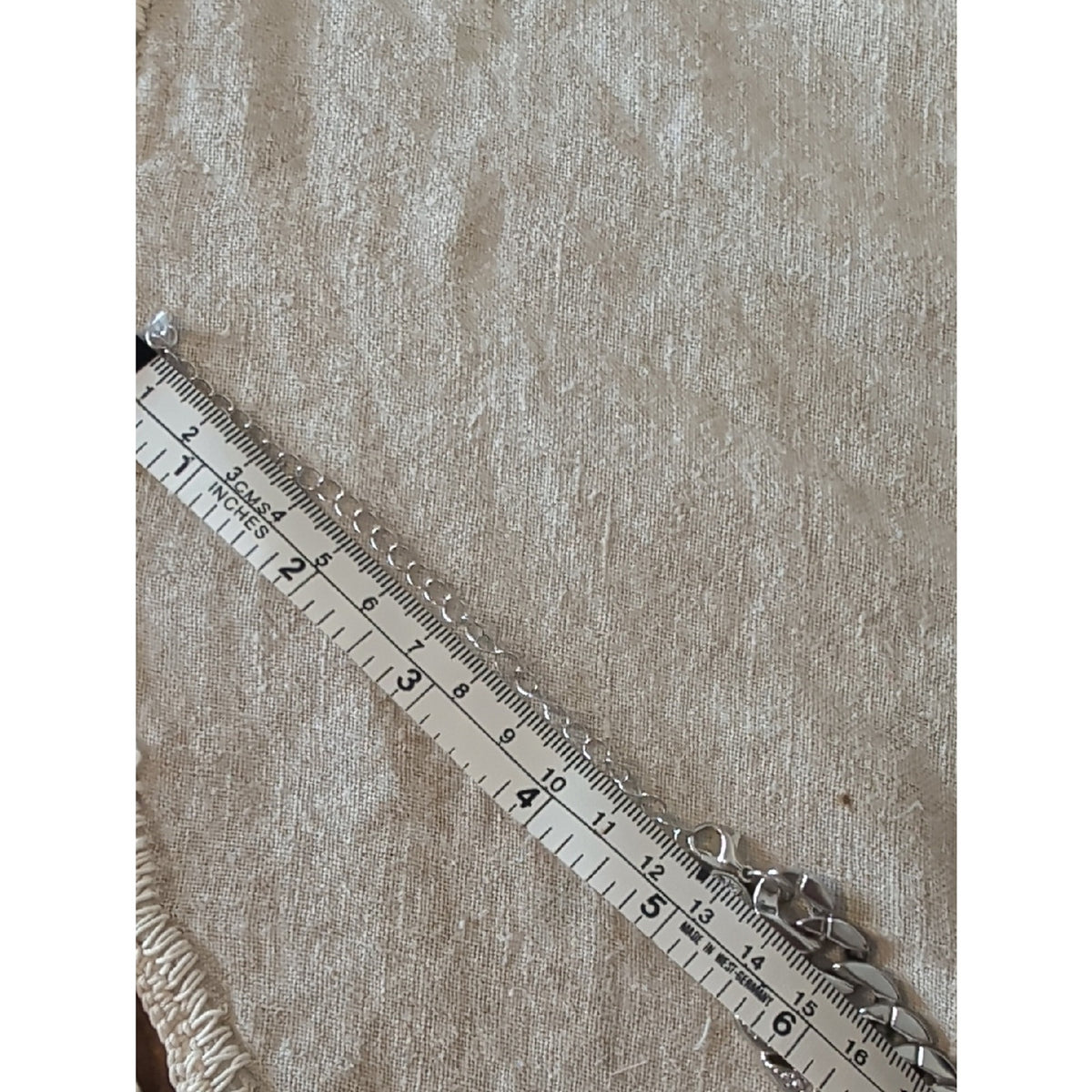 Y2K Rhinestone Cuban Link Necklace  Silver Tone Glam Chain  Pavé Crystal Detail